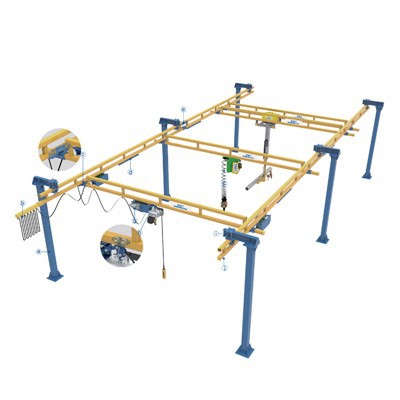 Монорелсов кран с окачване